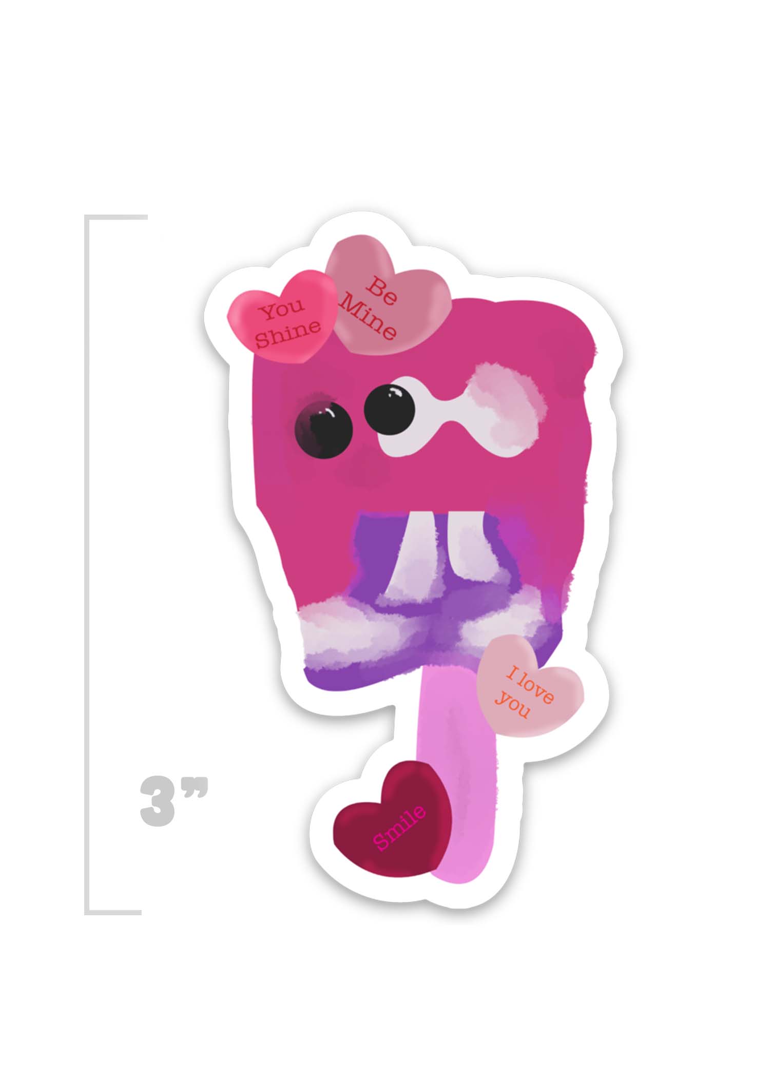 Be Mine Sticker, Be Mine Sticker